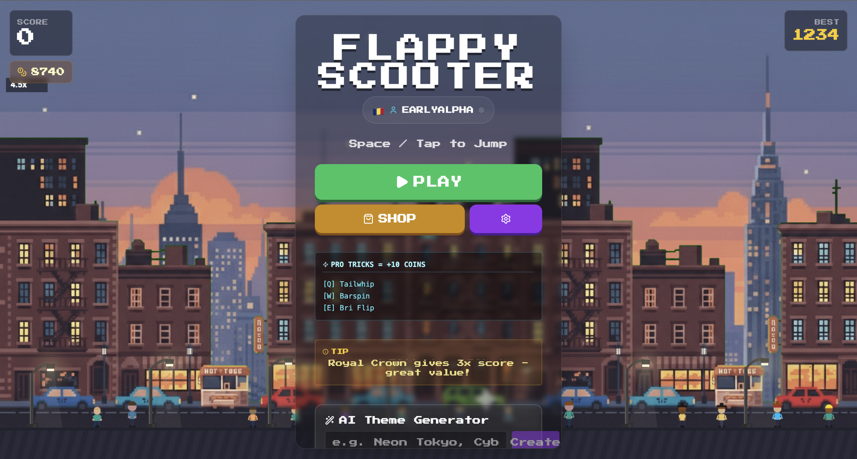 13 ani și primul său joc creat cu Ai